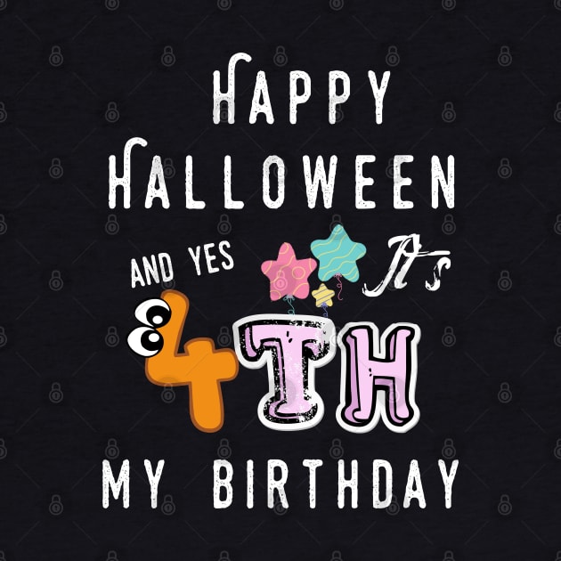 happy halloween and yes it's my 4th birthday ,,halloween 2021, halloween party by yayashop